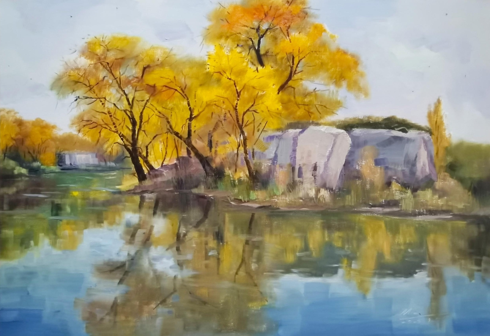 金秋油画里的新疆塔城