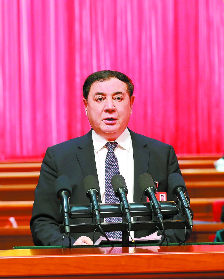 自治区人大常委会主任68肖开提·依明——2021年2月3日在新疆维吾尔