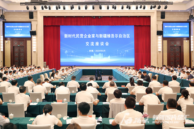新时代民营企业家与自治区座谈交流共商合作 新时代民营企业家与自治区座谈交流共商合作